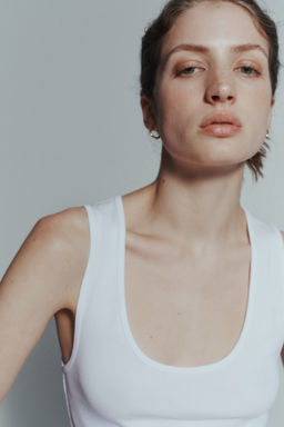Camiseta sin mangas en algod?n - H&m фото 4