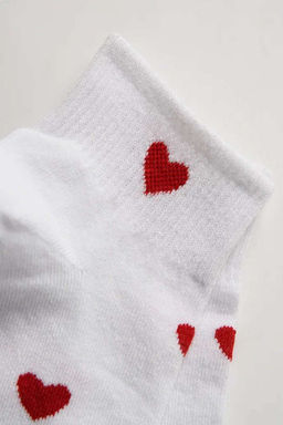 Носки детские Berchelli Любимка набор 3 пары с сердечками из хлопка с полиамидом  фото 5