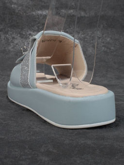 08-PED122-3 LIGHT BLUE Босоножки женские (натуральная кожа)