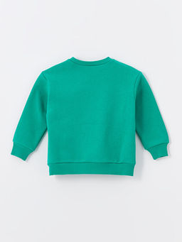 Bisiklet Yaka Bask?l? Uzun Kollu K?z ?ocuk Sweatshirt - Waikiki фото 2