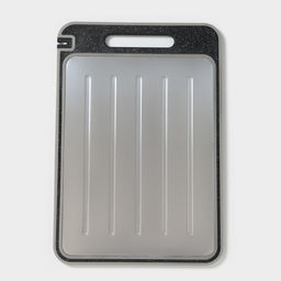 Доска разделочная двухстороняя Magistro, 3 в 1: разделка, точилка, разморозка, 37.525.50.8 см, металл, пластик, серебристая  фото 21