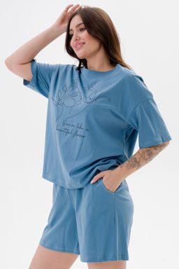 Пижама женская из кулирки Дива топаз - Амадэль фото 11