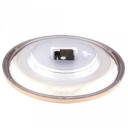 Часы настенные "Энигма" д35см, h5,5см, мягкий ход, циферблат белый/перламутровый; цифры арабские, черный; корпус пластик, прозрачный, золотая отводка; в коробке (Китай)