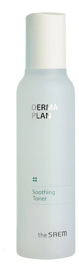 Тонер для чувствительной кожи лица THE SAEM Derma Plan Soothing Toner, 155ml