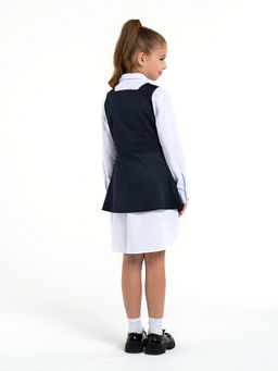 Школьный жилет для девочки Mooriposh, модель 1123