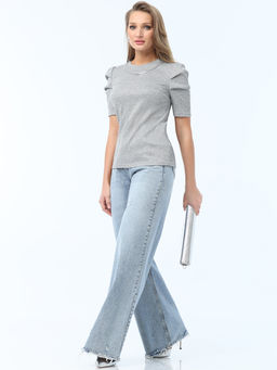 Блузка Дженнифер, серебро - Dstrend фото 6