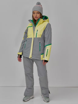 Горнолыжная куртка Chunmai 709J женская желтая утеплитель 380–480 г/м²  фото 9