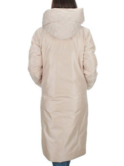 EAC327 LT.BEIGE Пальто зимнее женское (200 гр. холлофайбера) - Fashion фото 5