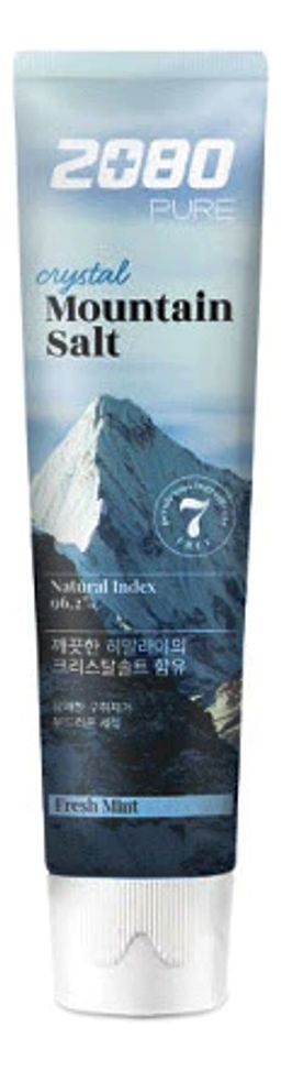 Зубная паста гималайская соль Dental Clinic 2080 Toothpaste Mountain Salt Pure Fresh Mint, 125g