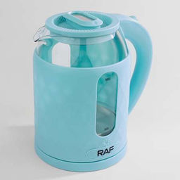 7930 Эл.чайник (2000Вт 2л.пласт./мет./СТЕКЛО корпус) RAF (х1)