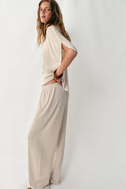 TOP R?STICO MANGA CAPA / Beige claro - Zara фото 5