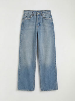 Wideleg Fit Kad?n Jean Pantolon