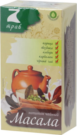 Конфуций. 7 трав. Масала карт.пачка, 20 пак.