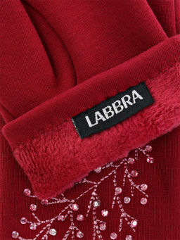 Перчатки жен Labbra LB-PH-88 bordo фото 4