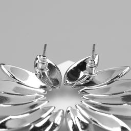 Серьги металл «Атмосфера» ярило мини, цвет серебро