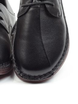 03-5905 BLACK Полуботинки женские (натуральная кожа) - Фабричный китай фото 15
