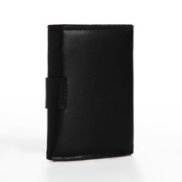 Портмоне мужское на магните, отдел для купюр, для карт, для монет, чёрное