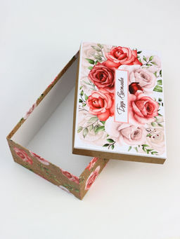 Набор подарочных коробок 10 в 1 Flowers, 32.5×20×12.5 - 12×7×4 см