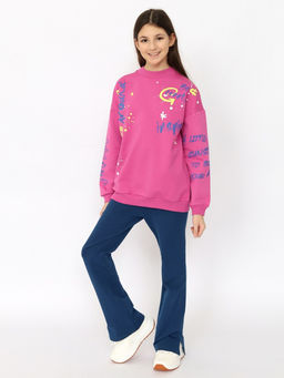 CRB wear/CSJG 63758-27-394 Джемпер для девочки,розовый/Ex.Cherubino  фото 3