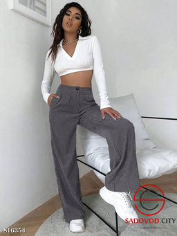 Штаны женские широкие с высокой посадкой - Bruno фото 3