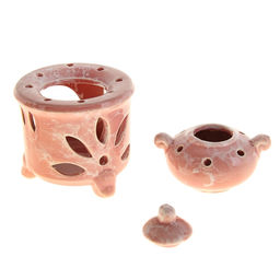 Аромалампа для эфирных масел Чайник на колонне, под мрамор, 12?8.5?8.5 см, МИКС - Simaland фото 7