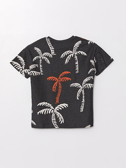 Bisiklet Yaka K?sa Kollu Bask?l? Erkek Bebek Ti??rt - Waikiki фото 2