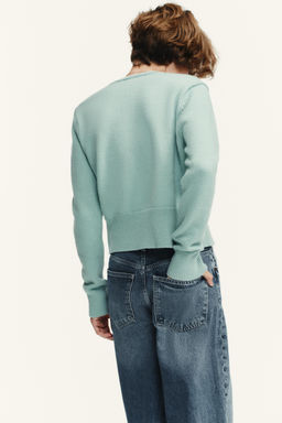 FITTED KNIT CARDIGAN - Zara фото 5