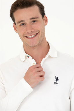 Мужской свитшот цвета экрю Неожиданная скидка в корзине - U.s. polo assn фото 2