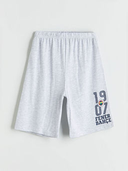 Beli Lastikli Fenerbah?e Bask?l? Erkek ?ocuk Pijama ?ort 2li