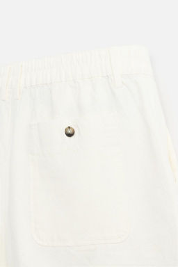 LINEN/COTTON BERMUDA SHORTS - Zara фото 9