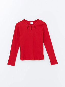 Bisiklet Yaka K?z ?ocuk Ti??rt