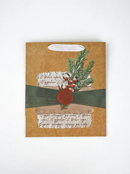 Набор пакетов крафтовых «Новогоднее поздравление»