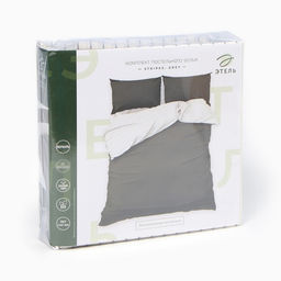 Постельное бельё Этель 1.5сп Stripes: grey, 143х215см, 150х214см, 50х70см-2 шт, перкаль,114 г/м2  фото 20