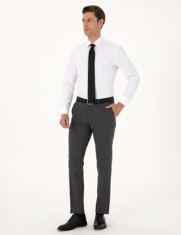 F_me Slim Fit Y_n Kar___ml_ Kuma_ Pantolon