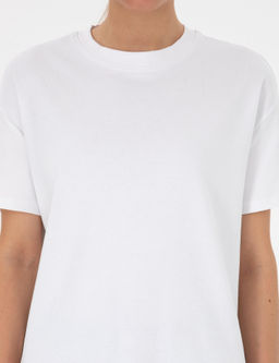 Beyaz Oversize Basic Ti__rt - Pierre cardin фото 6