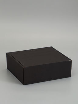 Цена за 2 шт. Коробка самосборная, черная, 26 х 24 х 10 см