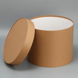 Коробка подарочная круглая, упаковка, «Крафт», 30×25 см