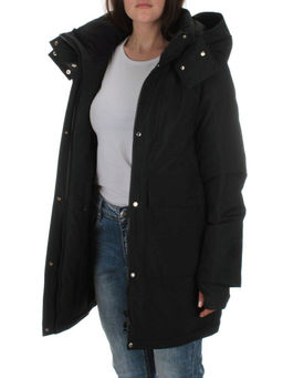 22352 BLACK Куртка зимняя женская (200 гр. холлофайбера) - Fashion фото 9