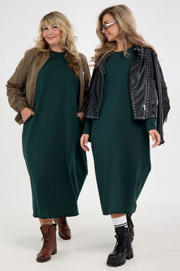 Платье-футер-длинное