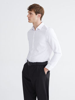 Slim Fit Uzun Kollu Arm?rl? Erkek G?mlek