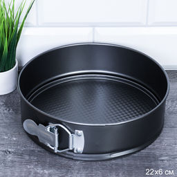 Форма для выпечки Кекса круглая с клипсой 22х6 см / NFV-618 / ШТУЧНО - Галеонтрейд фото 3