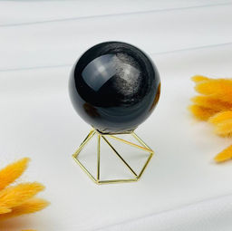Шар из Обсидиана золотистого