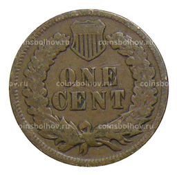 Монета 1 цент 1905 года США