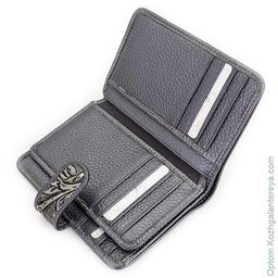 Маленький женский кожаный кошелек Sergio Valentini СВ 8064-001  фото 2