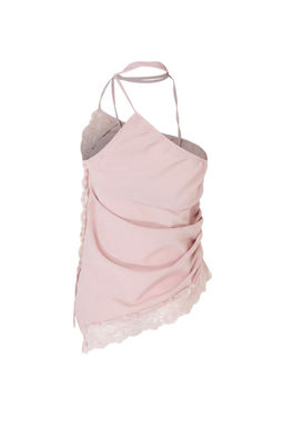 Limited Edition Pudra Dantel Detayl? Dokuma S?k Bluz TWOSS26BZ00585 - Trendyolmilla фото 2