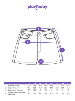 PlayToday / Шорты для девочки  фото 6