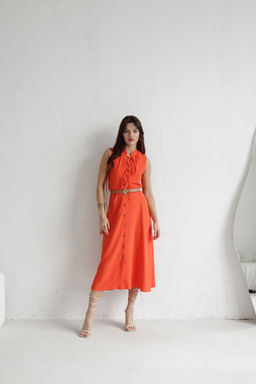 Платье, как из к/ф Красотка, коралловое - Martichelli фото 2