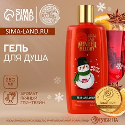 Winter Melody, гель для душа, 250 мл, пряный глинтвейн - URAL LAB фото 4