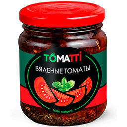 Томаты ТОМАТТИ вяленые в масле 240гр