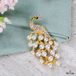 Брошь Павлин / GM346 /уп 24/